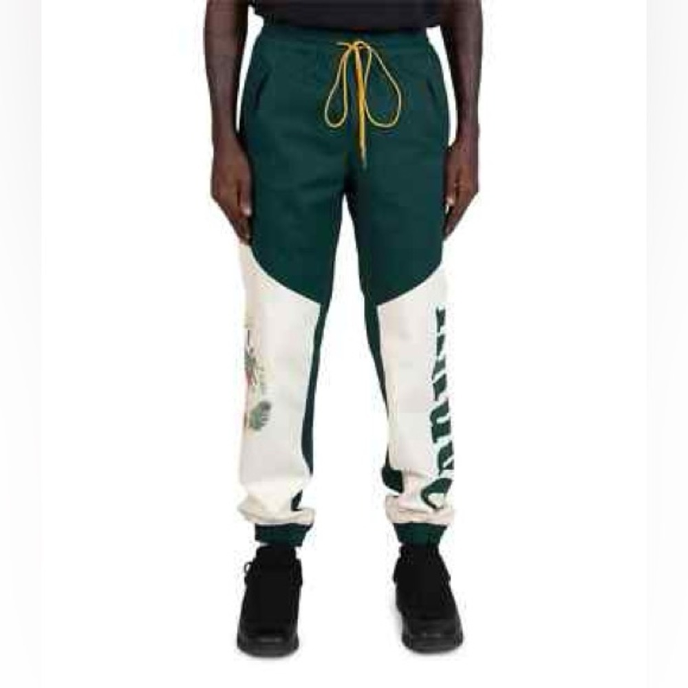 Rhude Flight Pant Size M Mens Green Cotton Track RARE (M5)